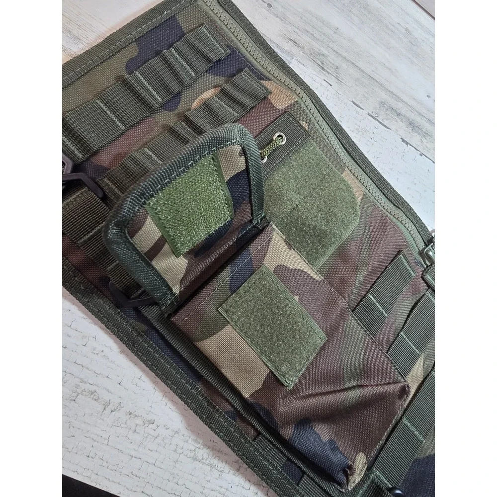 Tactical Christmas Stocking Woodland Camo MOLLE Military Style Utility‎ Bag